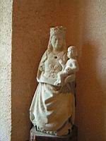 Statue de Vierge a l'enfant, pierre, XVIeme, prov. eglise St-Nazaire, Musee de Carcassonne (2)